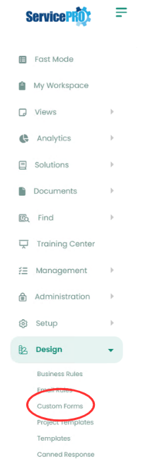 Custom Forms