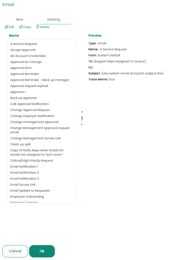 Email Template
