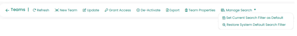 Manage Teams and End User Groups