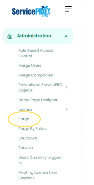 Purge