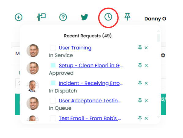 Recent Requests
