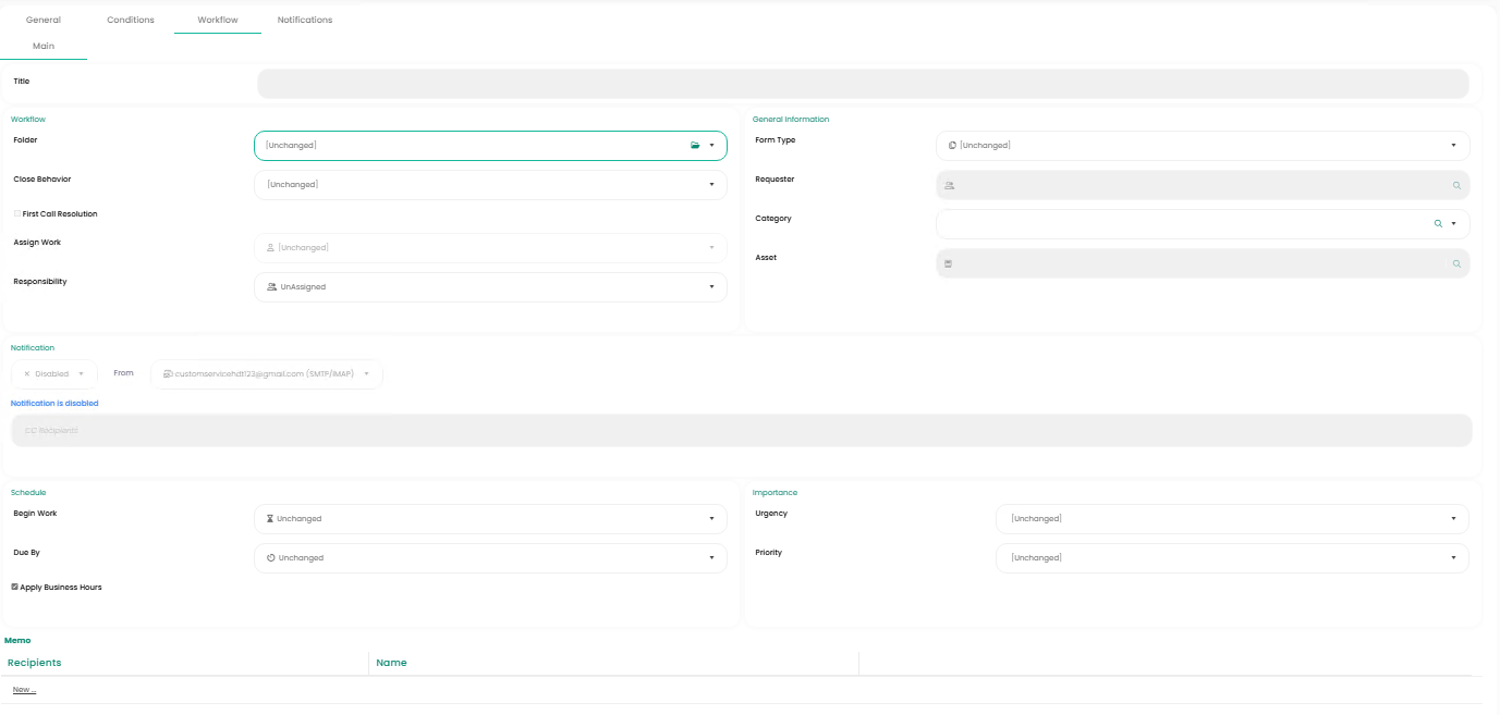 Sample 3: Email notification to Requester when a request has been ...