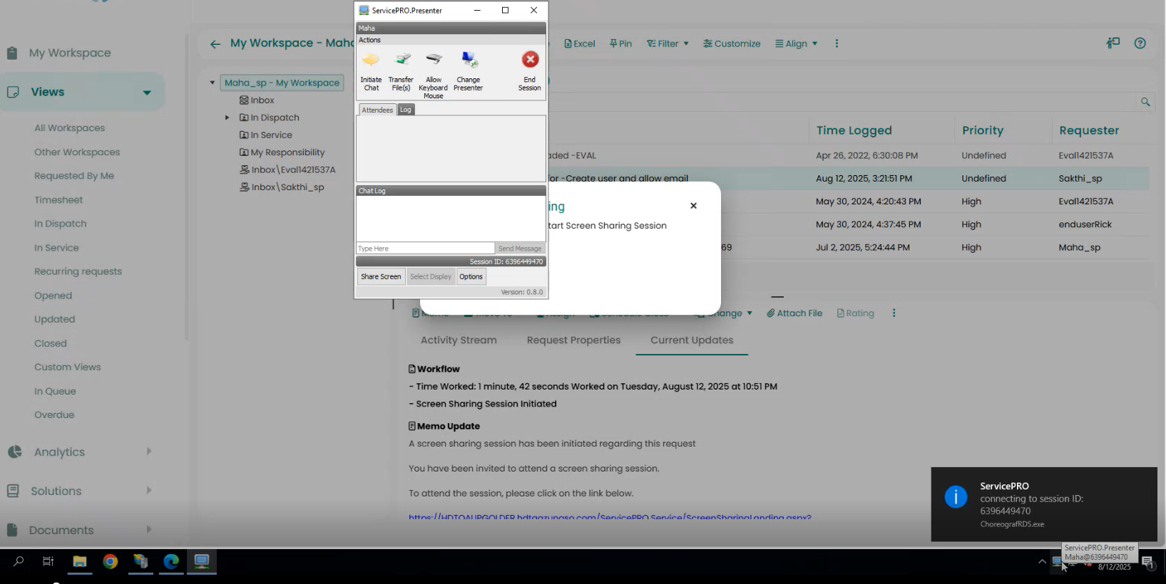 Screen Sharing