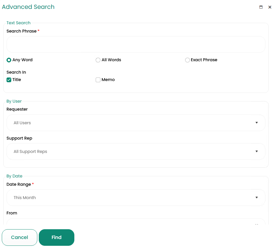 Find - Search